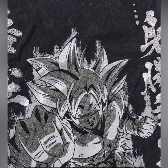 Dragon Ball Super Goku Foil Mineral Wash T-Shirt - Picture 4 of 7